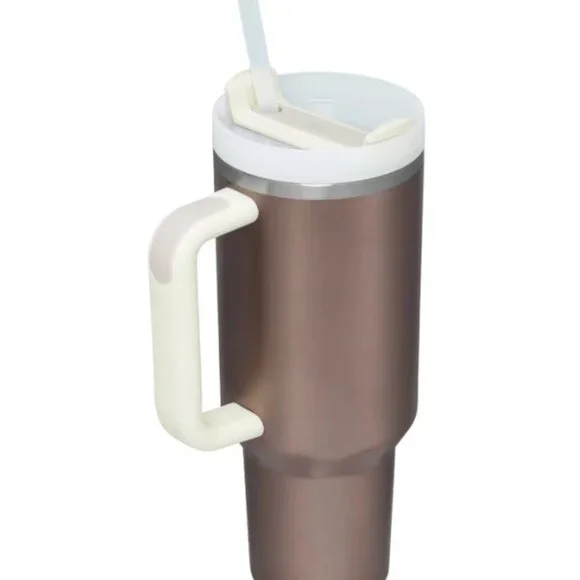 NIB Stanley 40 oz. Quencher H2.0 FlowState Tumbler Rose Quartz - Picture 2 of 5